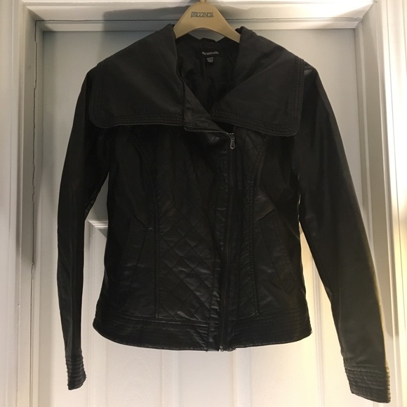 Faux leather Moto Jacket - Picture 1 of 7